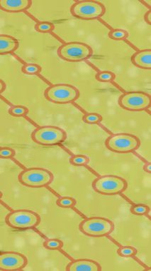 Benzersiz video giriş tasarımı projeleri için detaylı yüzey kalıbı film animasyon stili grafik girişi