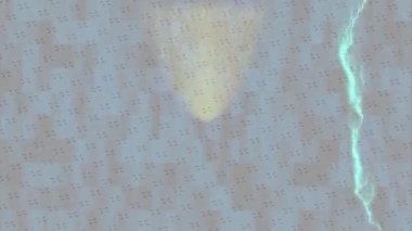 Benzersiz dijital animasyon tarzı grafikleri olan yaratıcı ortam tasarımı için yenilikçi hareket dokusu