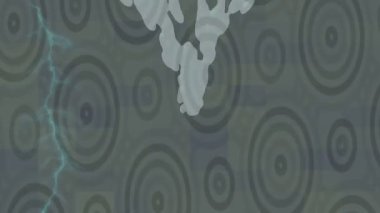 Dijital doku yüzey tasarım biçimi ile modern video animasyonu için gelişmiş hareket grafikleri