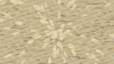 Organik desenli yüzey giriş stili video film sanatı ile soyut arkaplan tasarımı