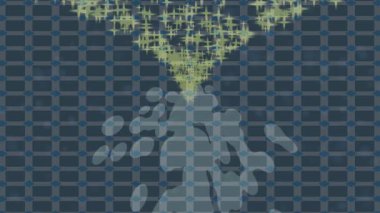 Yaratıcı video düzenleme film arkaplan tasarımı için minimalist organik hareket grafikleri