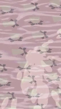 Benzersiz dijital animasyon tarzı grafikleri olan yaratıcı ortam tasarımı için yenilikçi hareket dokusu