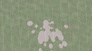 Benzersiz video giriş tasarımı projeleri için detaylı yüzey kalıbı film animasyon stili grafik girişi