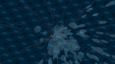 Benzersiz hareket dokusu tasarım sanatı ile profesyonel video düzenleme için modern soyut grafikler