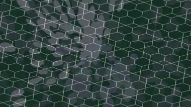 Benzersiz dijital animasyon tarzı grafikleri olan yaratıcı ortam tasarımı için yenilikçi hareket dokusu