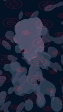 Lüks hareket projeleri için soyut tasarım stili animasyonu olan üst düzey dijital doku