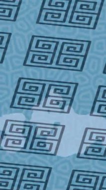 Soyut hareket desenli fütüristik video üretimi için dinamik dijital arkaplan