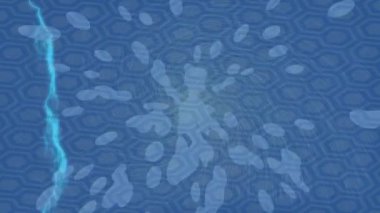 Benzersiz hareket grafikleri tasarım sanatına sahip yaratıcı film üretimi için özet bir arkaplan