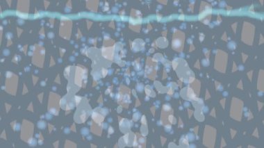 Soyut hareket desenli fütüristik video üretimi için dinamik dijital arkaplan