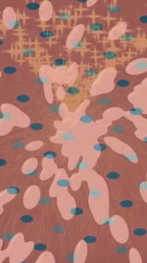 Benzersiz hareket dokusu tasarım sanatı ile profesyonel video düzenleme için modern soyut grafikler