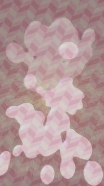 Benzersiz dijital animasyon tarzı grafikleri olan yaratıcı ortam tasarımı için yenilikçi hareket dokusu