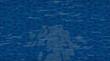 Benzersiz video giriş tasarımı projeleri için detaylı yüzey kalıbı film animasyon stili grafik girişi