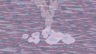 Yaratıcı video düzenleme film arkaplan tasarımı için minimalist organik hareket grafikleri