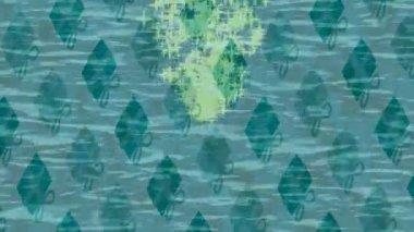 Yaratıcı video düzenleme film arkaplan tasarımı için minimalist organik hareket grafikleri