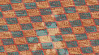 Soyut hareket desenli fütüristik video üretimi için dinamik dijital arkaplan