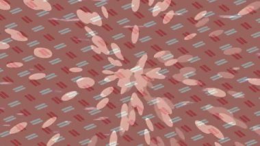 Benzersiz hareket dokusu tasarım sanatı ile profesyonel video düzenleme için modern soyut grafikler