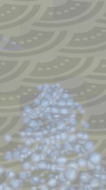 Soyut hareket desenli fütüristik video üretimi için dinamik dijital arkaplan