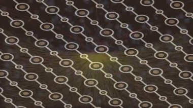 Organik desenli yüzey giriş stili video film sanatı ile soyut arkaplan tasarımı