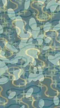 Organik desenli yüzey giriş stili video film sanatı ile soyut arkaplan tasarımı