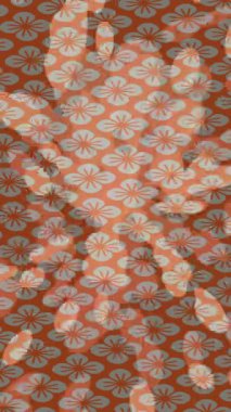 Benzersiz dijital animasyon tarzı grafikleri olan yaratıcı ortam tasarımı için yenilikçi hareket dokusu