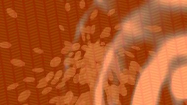 Organik desenli yüzey giriş stili video film sanatı ile soyut arkaplan tasarımı