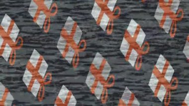 Modern medya üretimi için fütüristik dijital soyut doku sinematik tarz hareketli grafik ögesi