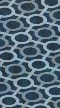 Soyut hareket desenli fütüristik video üretimi için dinamik dijital arkaplan