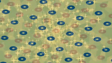 Benzersiz hareket grafikleri tasarım sanatına sahip yaratıcı film üretimi için özet bir arkaplan