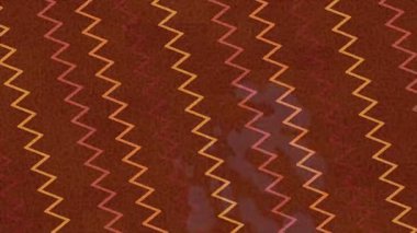 Dijital doku yüzey tasarım biçimi ile modern video animasyonu için gelişmiş hareket grafikleri