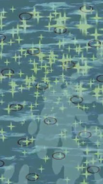 Lüks hareket projeleri için soyut tasarım stili animasyonu olan üst düzey dijital doku