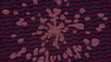 Soyut hareket desenli fütüristik video üretimi için dinamik dijital arkaplan