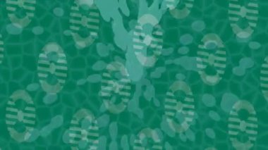 Dijital doku yüzey tasarım biçimi ile modern video animasyonu için gelişmiş hareket grafikleri