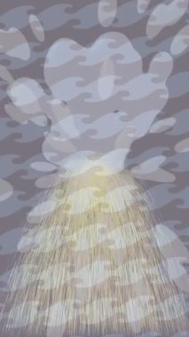 Yaratıcı video düzenleme film arkaplan tasarımı için minimalist organik hareket grafikleri