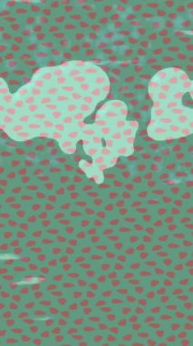 Soyut hareket desenli fütüristik video üretimi için dinamik dijital arkaplan