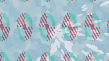 Dijital doku yüzey tasarım biçimi ile modern video animasyonu için gelişmiş hareket grafikleri