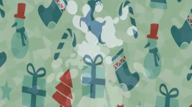 Benzersiz video giriş tasarımı projeleri için detaylı yüzey kalıbı film animasyon stili grafik girişi