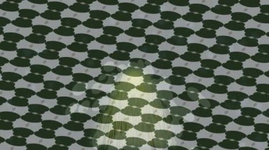 Lüks hareket projeleri için soyut tasarım stili animasyonu olan üst düzey dijital doku