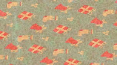 Benzersiz video giriş tasarımı projeleri için detaylı yüzey kalıbı film animasyon stili grafik girişi