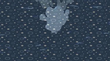 Profesyonel video projeleri sanat tarzı için organik hareketli arkaplan tasarımı