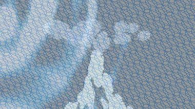 Soyut hareket desenli fütüristik video üretimi için dinamik dijital arkaplan