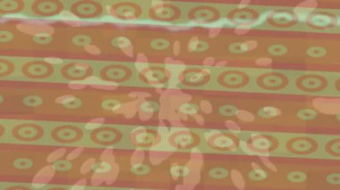 Benzersiz dijital animasyon tarzı grafikleri olan yaratıcı ortam tasarımı için yenilikçi hareket dokusu