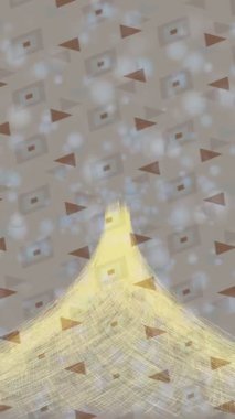 Soyut hareket desenli fütüristik video üretimi için dinamik dijital arkaplan