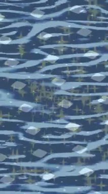 Benzersiz video giriş tasarımı projeleri için detaylı yüzey kalıbı film animasyon stili grafik girişi