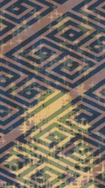 Benzersiz dijital animasyon tarzı grafikleri olan yaratıcı ortam tasarımı için yenilikçi hareket dokusu