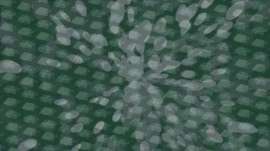 Benzersiz hareket grafikleri tasarım sanatına sahip yaratıcı film üretimi için özet bir arkaplan