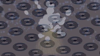 Benzersiz dijital animasyon tarzı grafikleri olan yaratıcı ortam tasarımı için yenilikçi hareket dokusu