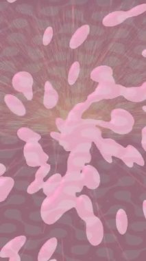 Benzersiz hareket grafikleri tasarım sanatına sahip yaratıcı film üretimi için özet bir arkaplan