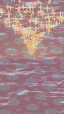 Benzersiz dijital animasyon tarzı grafikleri olan yaratıcı ortam tasarımı için yenilikçi hareket dokusu