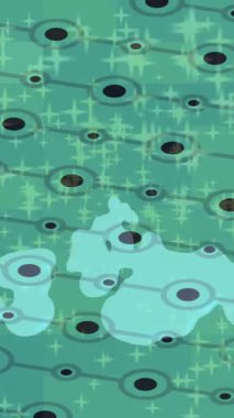 Dijital doku yüzey tasarım biçimi ile modern video animasyonu için gelişmiş hareket grafikleri