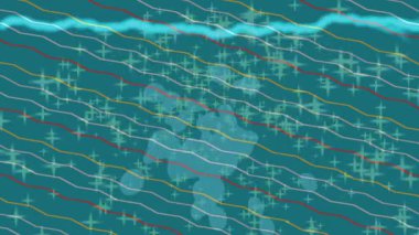 Benzersiz hareket dokusu tasarım sanatı ile profesyonel video düzenleme için modern soyut grafikler
